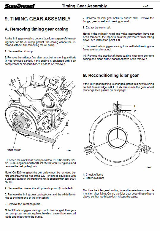 AGCO Sisu 320, 420, 620, 634 Engines Workshop Repair Service Manual Workshop Guide