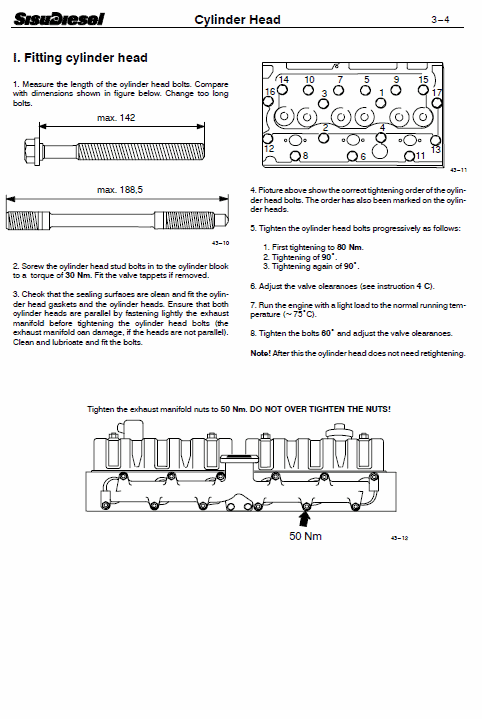 AGCO Sisu 645 Engines Workshop Repair Service Manual Workshop Guide