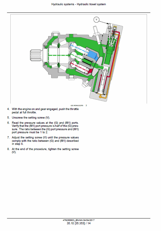 New Holland W50C, W60C, W70C, W80C Tier 4A (Interim) Loader Service Manual Workshop Guide