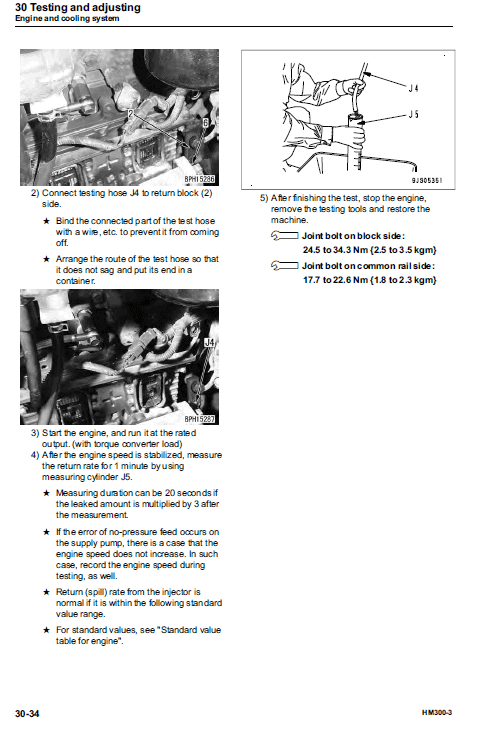 Komatsu HM300-3 Dump Truck Service Manual Workshop Guide
