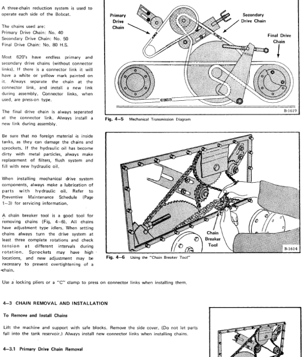 Bobcat 620 Skid-Steer Loader Service Manual Workshop Guide