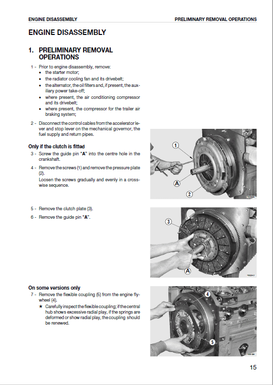 DEUTZ Engine Euro 2 Series 1000 Workshop Service Manual Workshop Guide