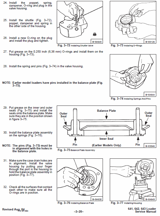 Bobcat 641, 642 and 643 Skid-Steer Loader Service Manual Workshop Guide