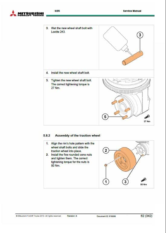 Mitsubishi SBR12N, SBR16N, SBR16Ni, SBR20N MassLift Service Manual