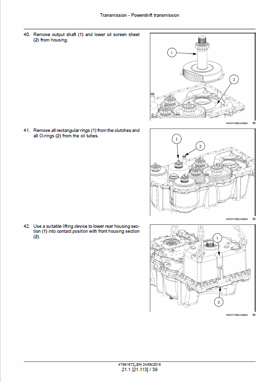 Case 721F Wheel Loader Service Manual Workshop Guide
