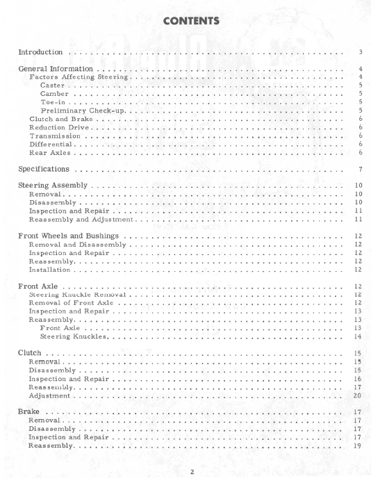 Cub Cadet Original Tractor Chassis and Engine Service Manual Workshop Guide