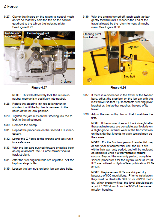 Cub Cadet Z-FORCE Series (2003-2006) Service Manual Workshop Guide
