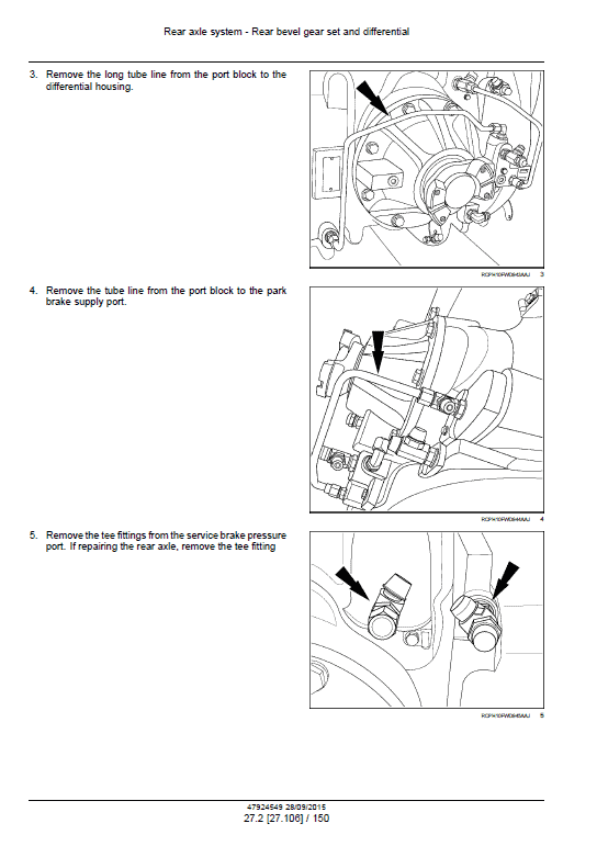 New Holland T9.600, T9.645, T9.700 Tractor Service Manual Workshop Guide