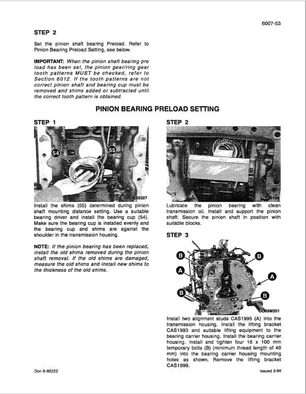 Case 5120, 5130, 5140, 5150 Maxxum Tractors Repair Service Manual Workshop Guide