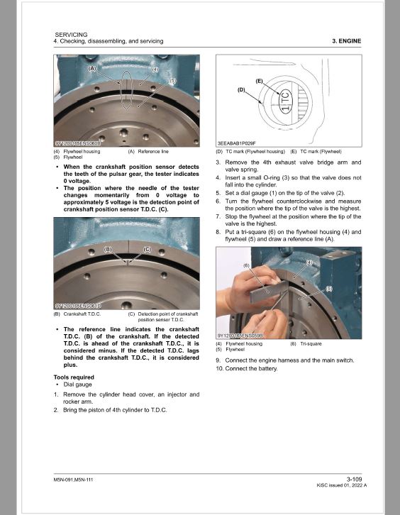 Kubota M5N-091, M5N-111 Tractor Workshop Service Repair Manual