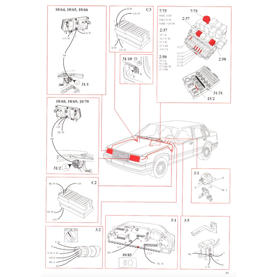 VOLVO 940/960 1990-1998 Full Manual Set – Repair & Maintenance Manual