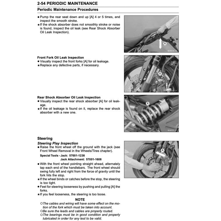 KAWASAKI VERSYS KLE 650 2015+ Full Manual Set – Repair & Maintenance Manualand Spare Parts Catalog and User Handbook