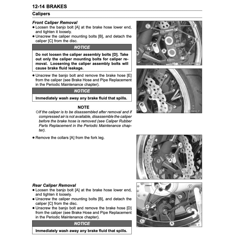 KAWASAKI Z1000 2010-2013 Full Manual Set – Repair & Maintenance Manual and User Handbook