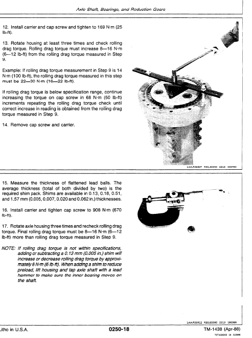 John Deere 540D, 548D Skidder Repair Technical Manual Workshop Guide