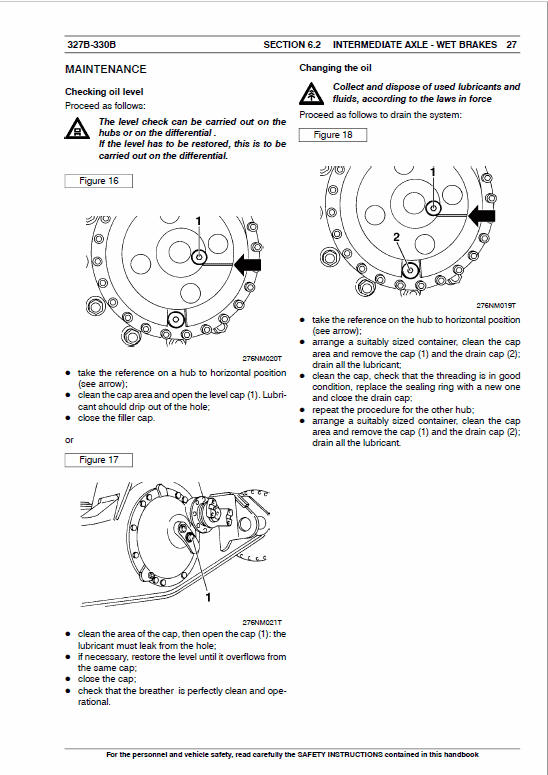 Case 327B, 330B Articulated Trucks Service Manual Workshop Guide