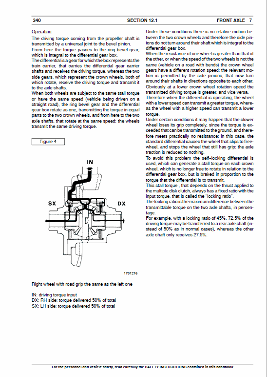 Case 340 Articulated Truck Service Manual Workshop Guide