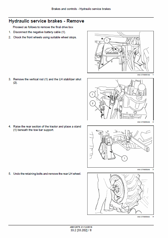 New Holland TD5.65, TD5.75, TD5.80, TD5.90, TD5.100, TD5.110 Tractor Manual Workshop Guide