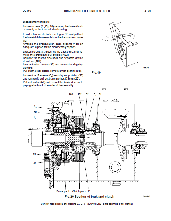 New Holland DC150 Crawler Dozer Service Manual Workshop Guide