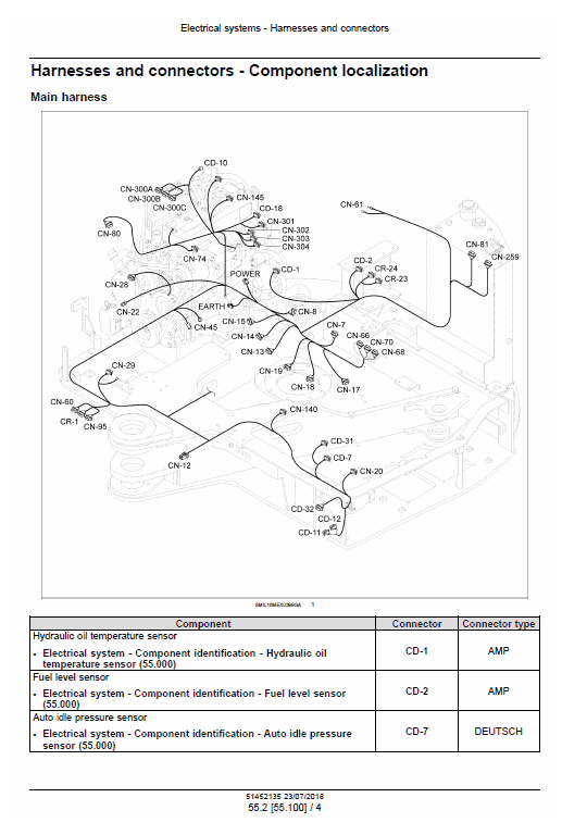 New Holland E60C Mini Excavator Service Manual Workshop Guide