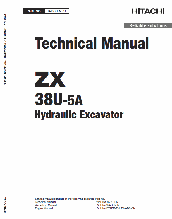 Hitachi ZX48U-5A Mini Excavator Service Repair Manual Workshop Guide