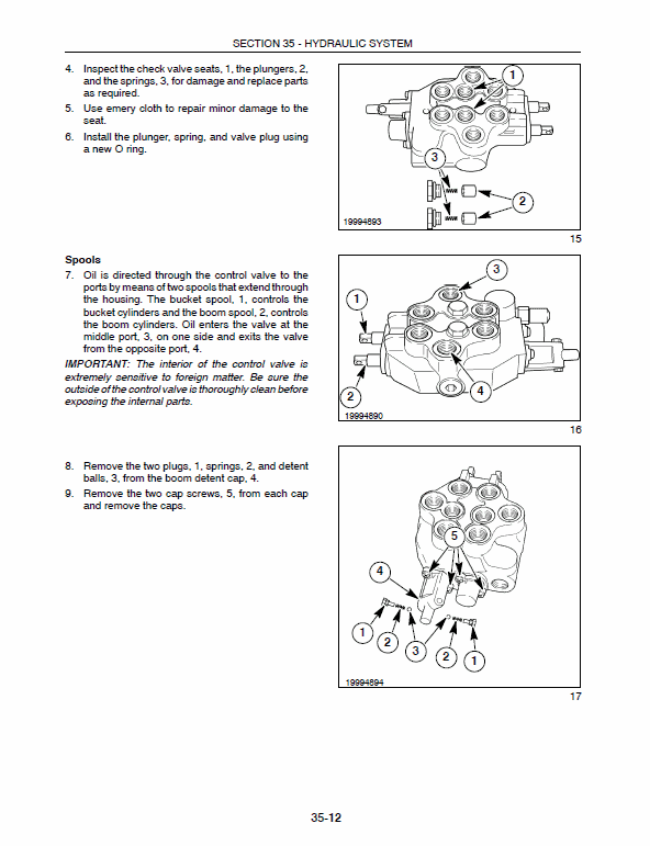 New Holland LS120, LS125 SkidSteer Service Manual Workshop Guide