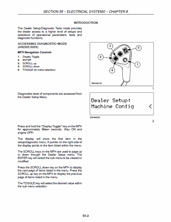 New Holland HW305, HW305S, HW325 Self-Propelled Windrowers Service Manual Workshop Guide
