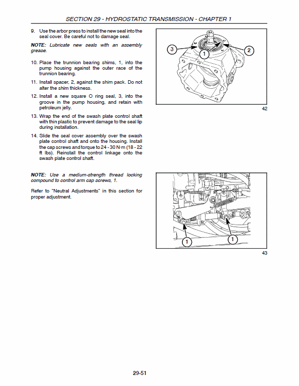 New Holland HW300, HW320 Speedrower Windrowers Service Manual Workshop Guide