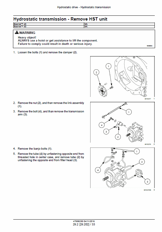 New Holland Boomer 40 and Boomer 50 Tractor Service Manual Workshop Guide