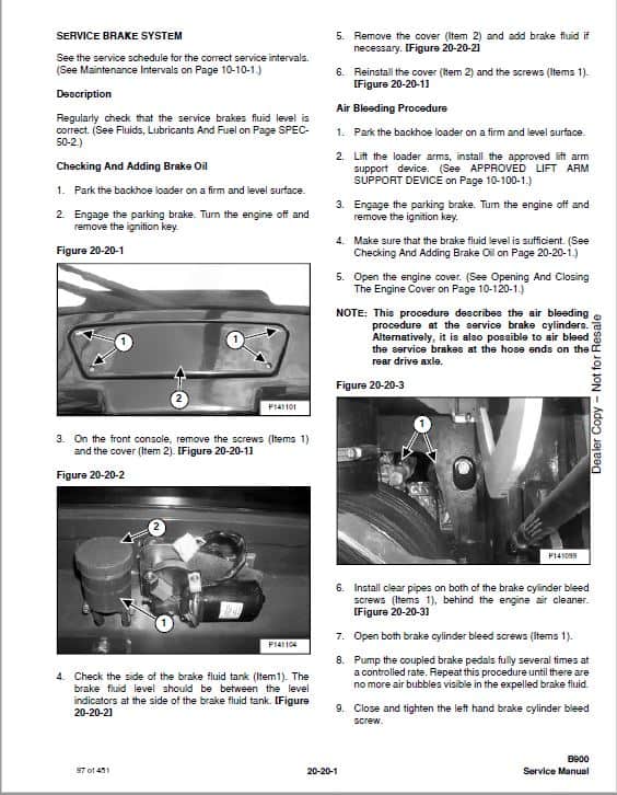 Bobcat B900 Loader Service Repair Manual