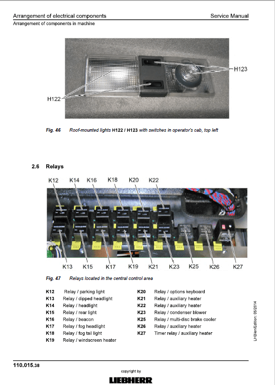 Liebherr TA 230, TA 240 Articulated Truck Service Manual