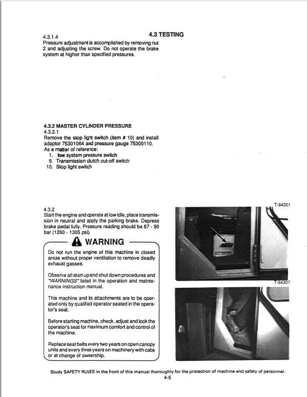 Fiatallis FR130 Wheel Loader Repair Service Manual