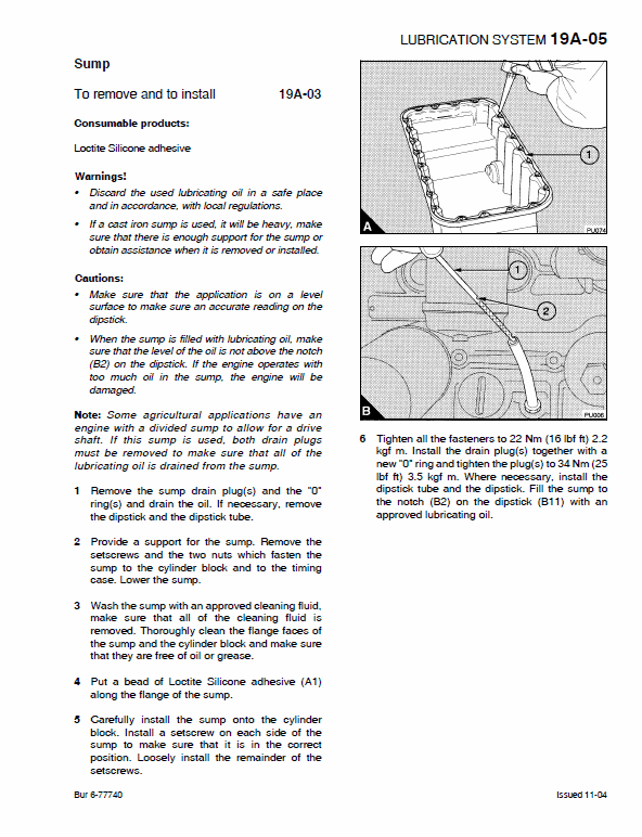 Perkins 700 Series Engine Service Manual Workshop Guide