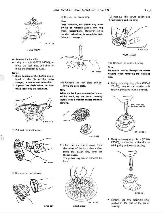 Nissan FD6, FD6T Engine Workshop Service Manual Workshop Guide