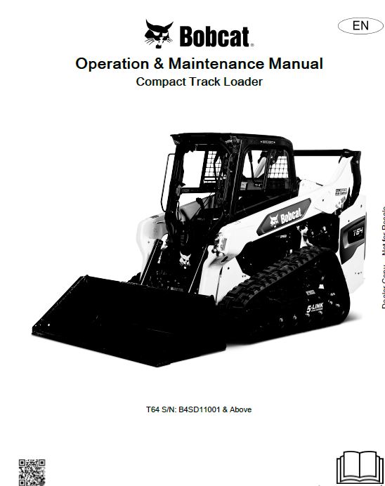 Bobcat T64 Compact Track Loader Service Repair Manual