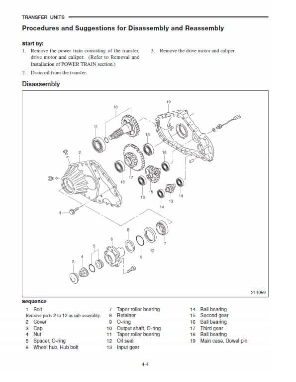 CAT EP16K, EP18K, EP20KC Forklift Lift Truck Service Manual