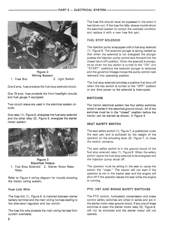 Ford LGT14D, LGT16D Lawn Tractor Service Manual Workshop Guide
