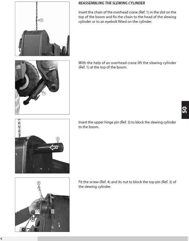 Manitou MHT 10230 129M ST4 S1, MHT-X 10230 129M ST3A S1 Telehandler Repair Manual