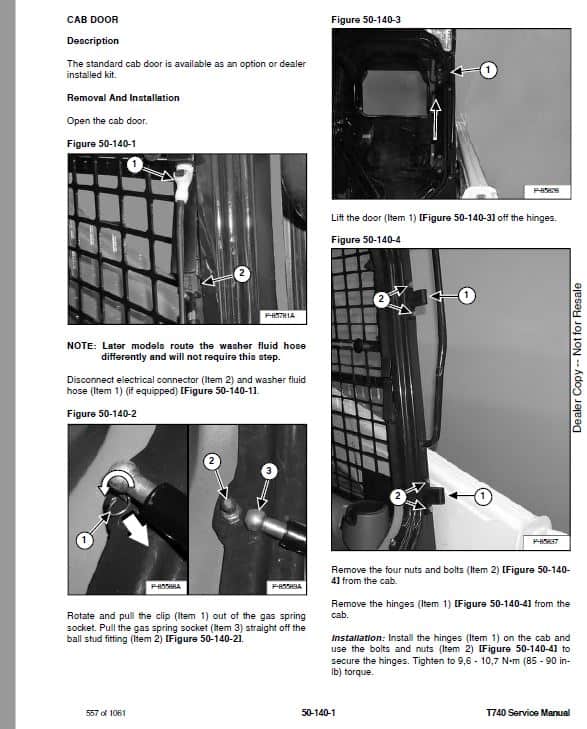 Bobcat T740 Compact Track Loader Service Repair Manual