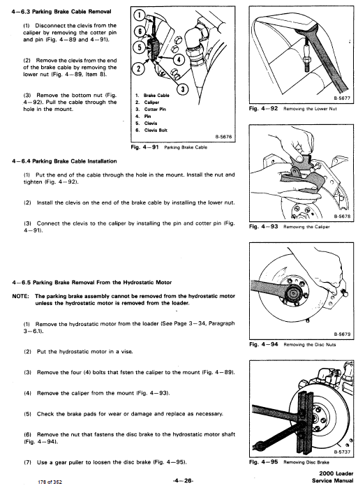 Bobcat 2000 Loader Service Manual Workshop Guide