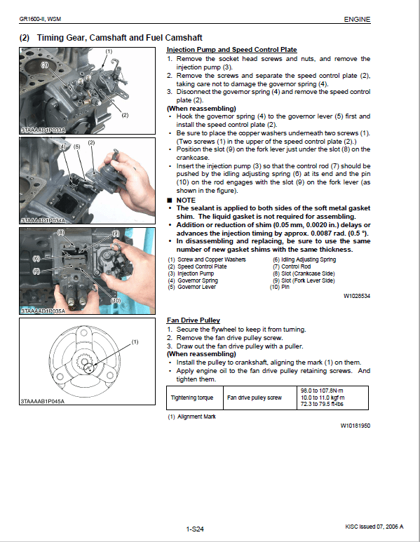Kubota GR1600-II Riding Mower Service Manual