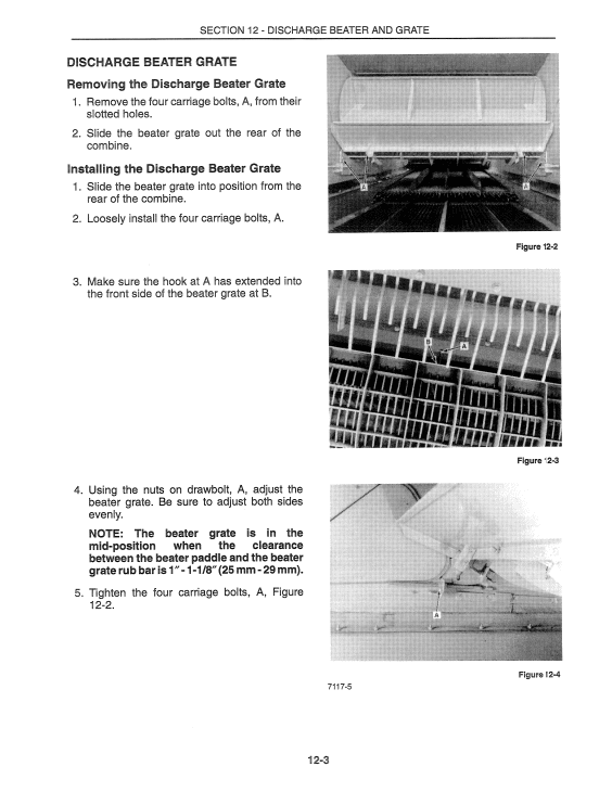 New Holland TR86, TR87, TR88 Combine Service Manual Workshop Guide
