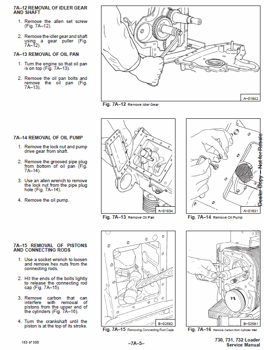 Bobcat 730, 731 and 732 Skid-Steer Loader Service Manual Workshop Guide