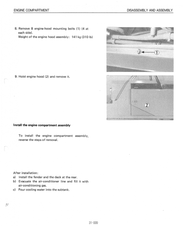 Kawasaki 70ZIII Wheel Loader Service Manual