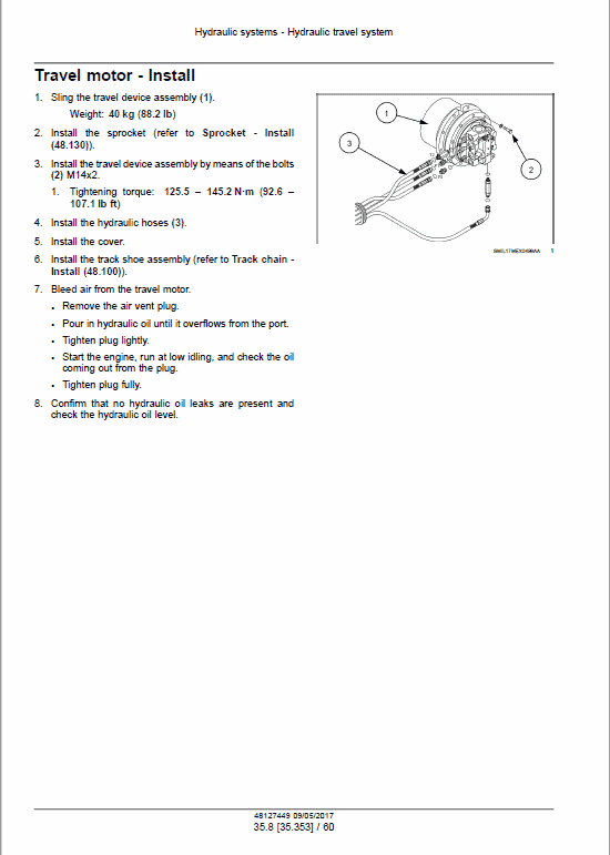 Case CX37C Mini Excavator Service Manual Workshop Guide