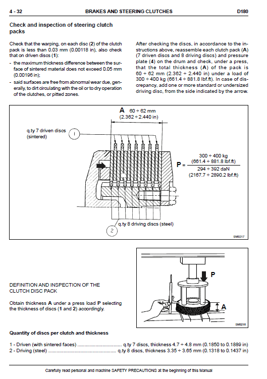 New Holland D180 Bulldozer Dozer Service Manual Workshop Guide