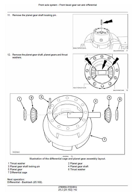 Case 110, 120, 130 Maxxum CVT Tractor Service Manual Workshop Guide