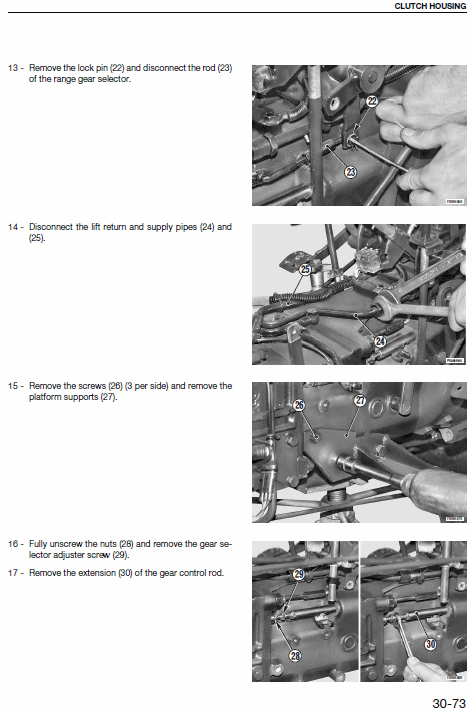 Massey Ferguson 2405, 2410, 2415 Tractor Service Manual Workshop Guide