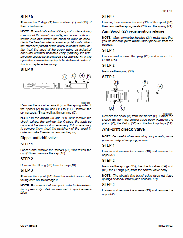 Case CX290 Excavator Service Manual Workshop Guide