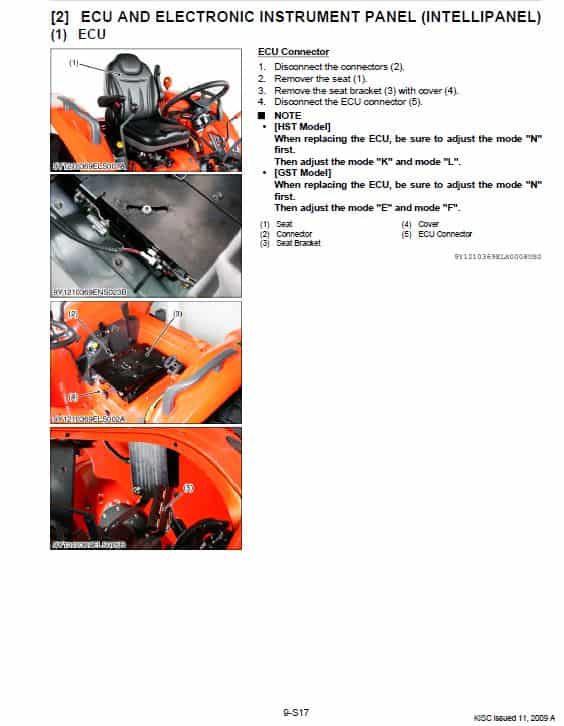 Kubota L4740-3, L5040-3, L5240-3, L5740-3 Workshop Repair Manual