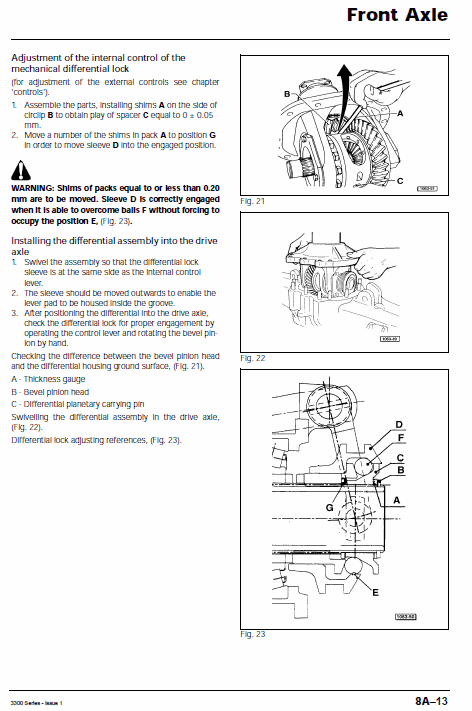 Massey Ferguson 3340, 3350, 3355 Tractor Service Manual Workshop Guide